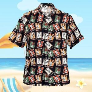 San Francisco Giants Men's Aloha Legends All Over Button-Up Shirt Multi Medium